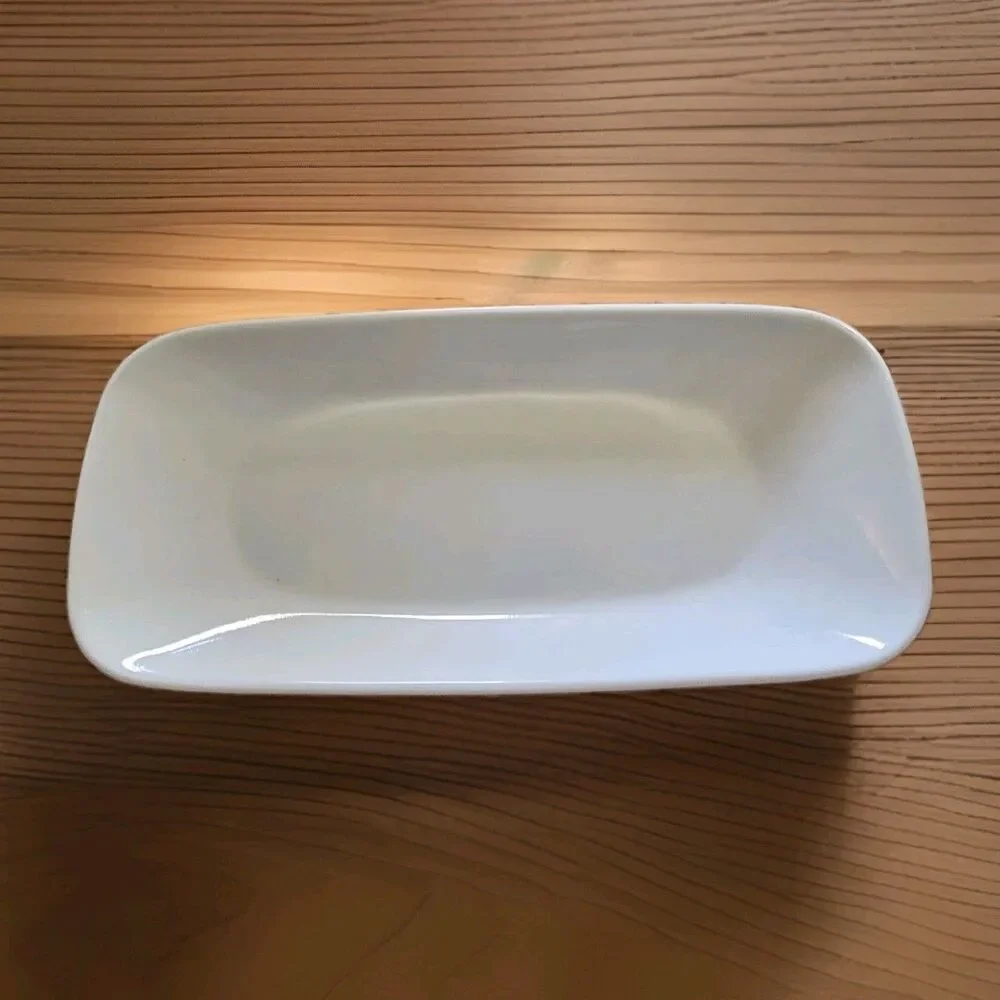 Corelle Pure White Square Appetizer Tray 10.5